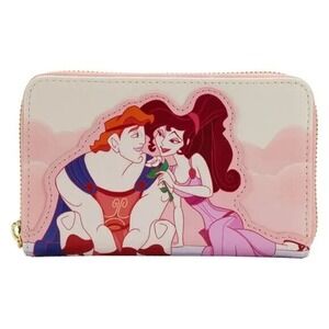 Loungefly Disney Hercules 25th Anniversary Hercules and Megara Zip Around Wallet